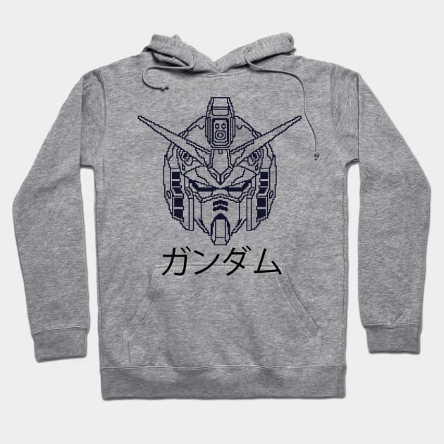 gundam pixel Hoodie by Amartwork